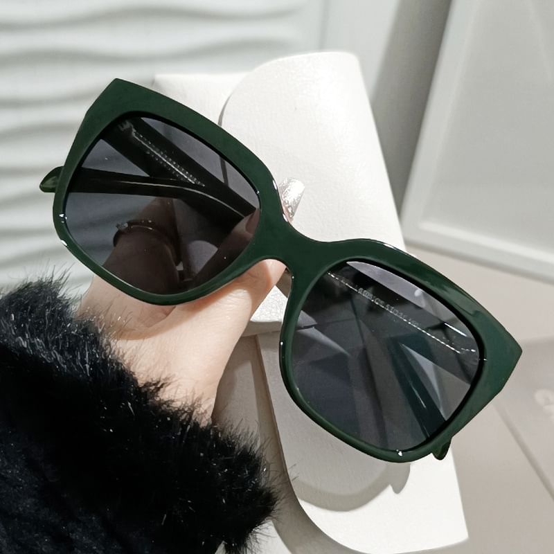 Sunglasses Square Oversized Plain