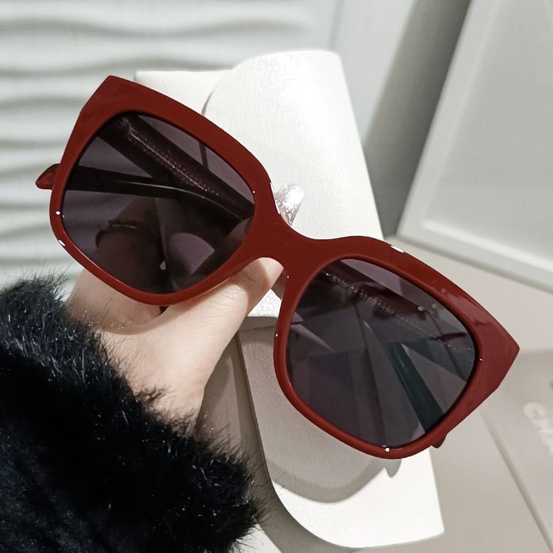 Sunglasses Square Oversized Plain