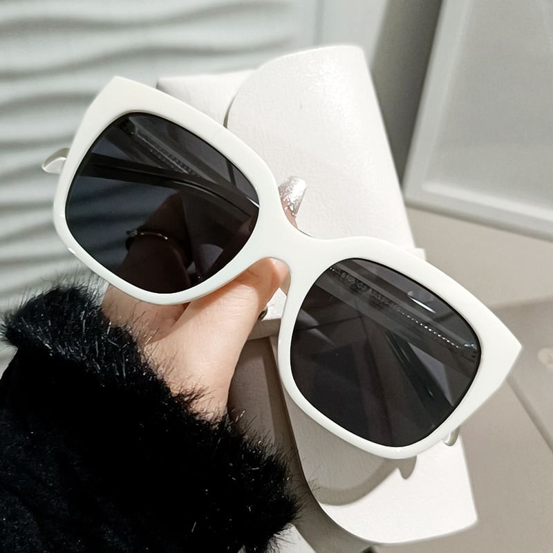 Sunglasses Square Oversized Plain