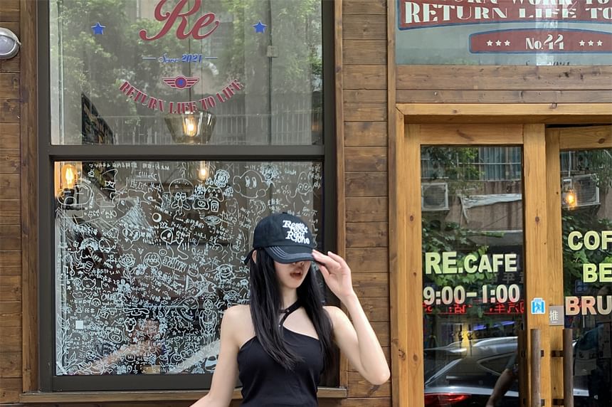 Ripped Waist Wide Jeans Washed Mid Leg