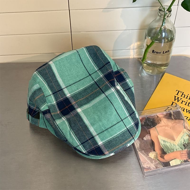 Cap Newsboy Plaid