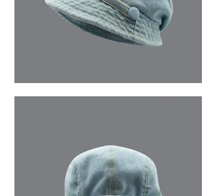 Hat Cloche Denim