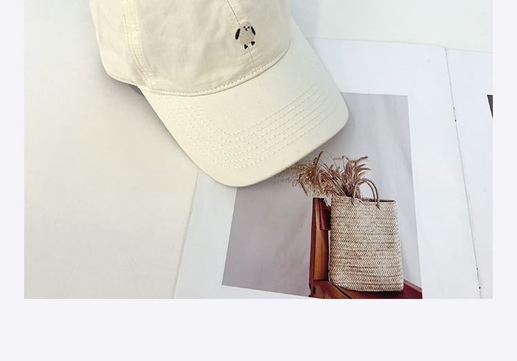 Baseball Cap Embroidered Bird