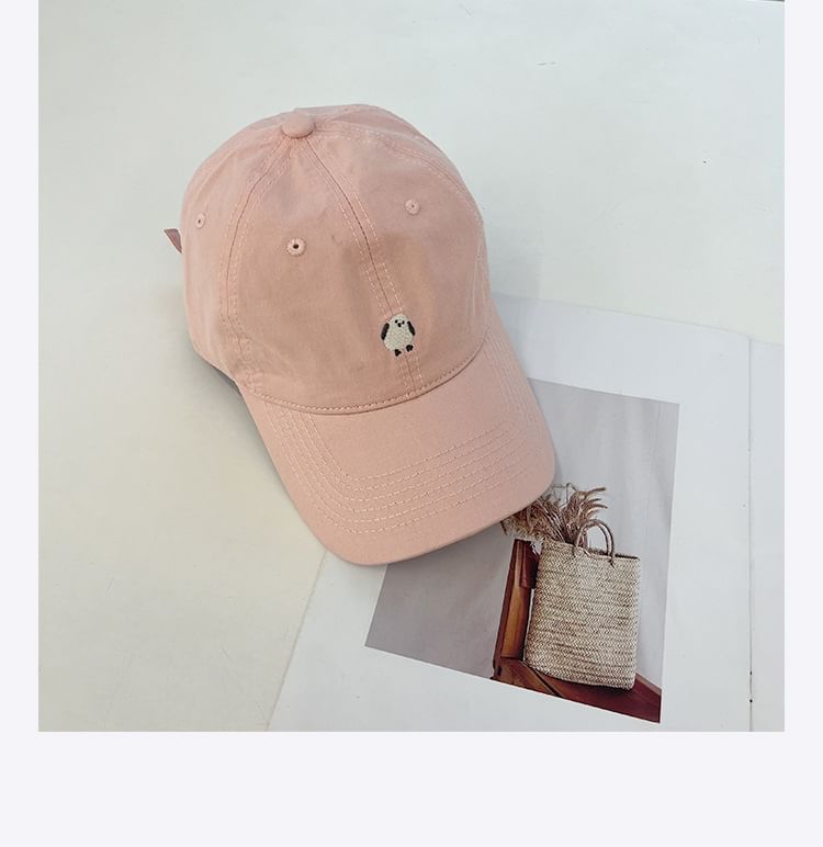 Baseball Cap Embroidered Bird