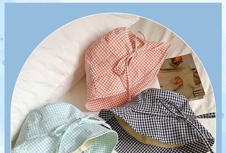 Hat Bucket Plaid