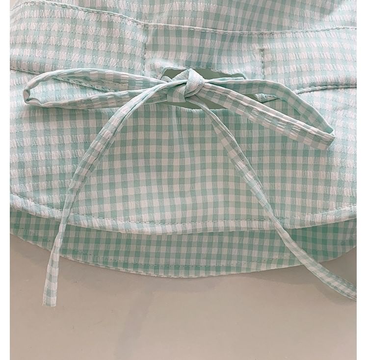 Hat Bucket Plaid