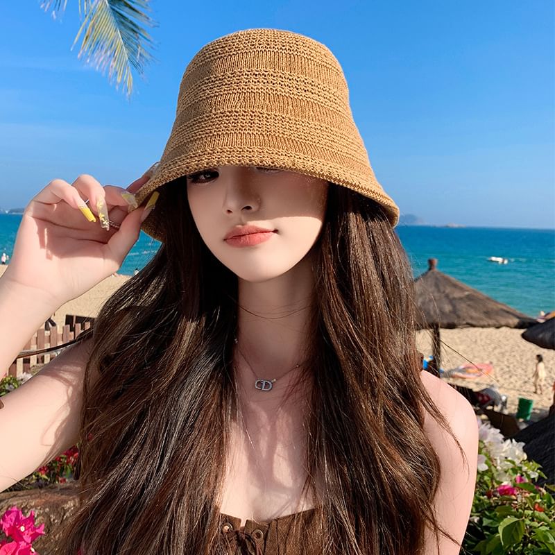 Straw Plain Hat Cloche