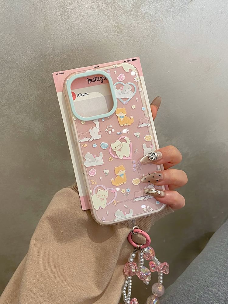 / Animal Strap Set Phone Case