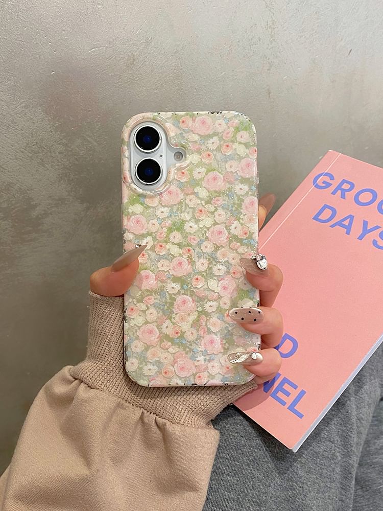 Phone Strap / Floral Set Case