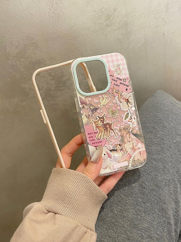 / Case Set Strap Animal Phone