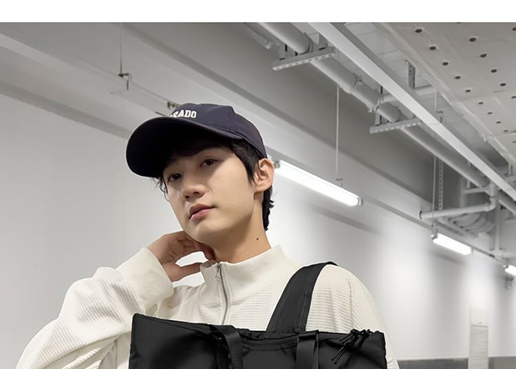 Backpack Tote Panel Applique Nylon