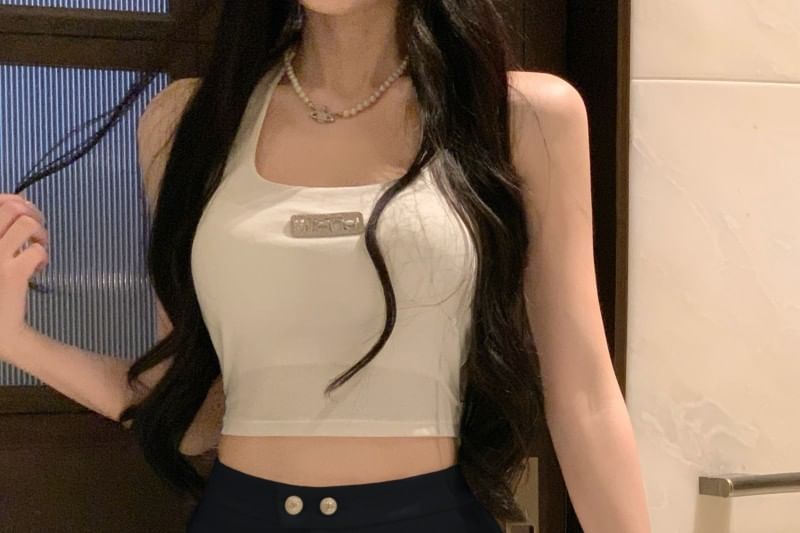 Hot Waist Plain Pants High