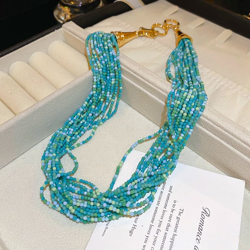 Faux Necklace Designs) Gemstone / Alloy (Various