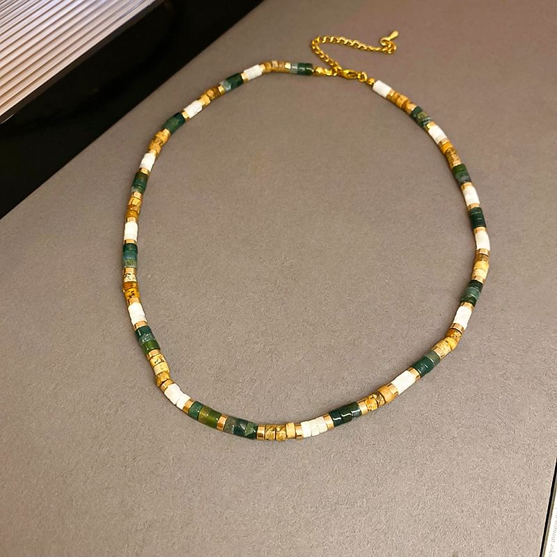 Faux Necklace Designs) Gemstone / Alloy (Various