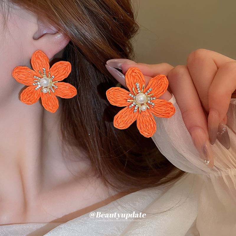 Hand Hamsa Tassel Alloy Chandelier Droplet / Earring