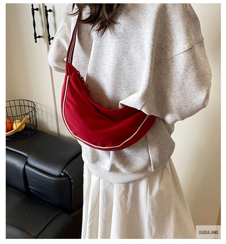 Contrast Trim Bag Crossbody