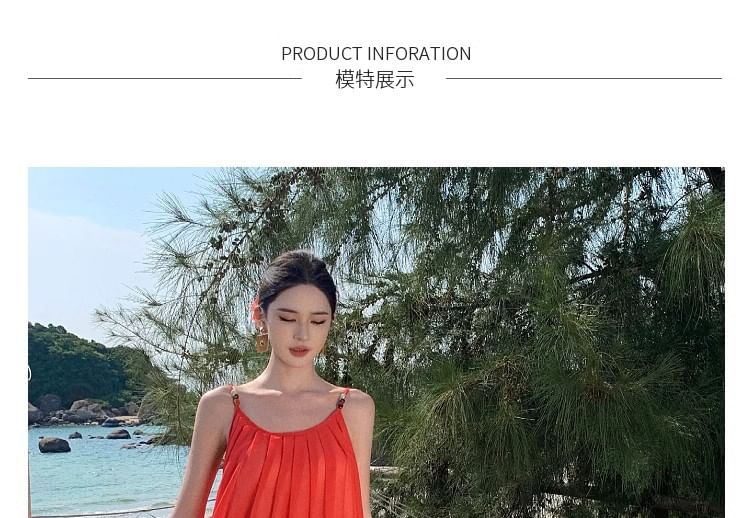 Spaghetti Strap Ombre Maxi Sundress