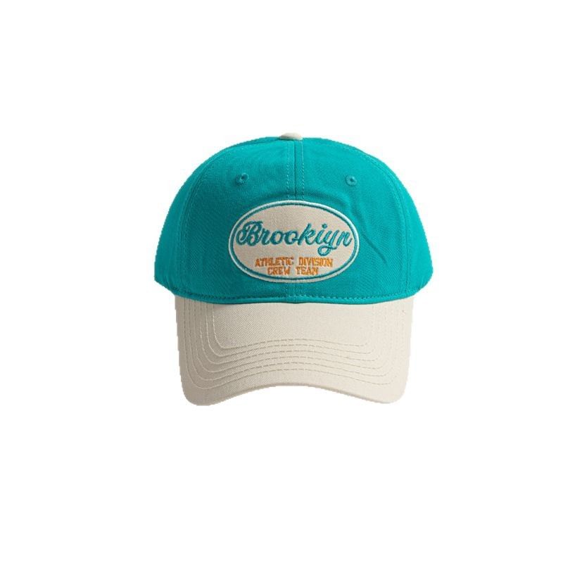 Two-Tone Cap Embroidered Letter