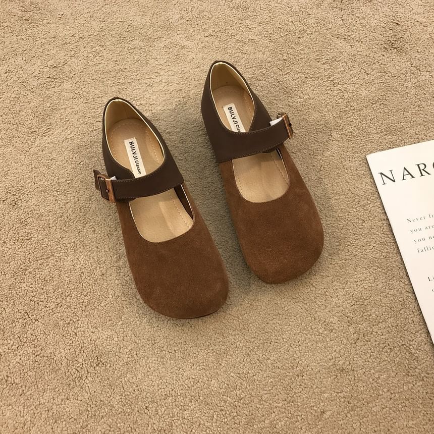 Buckled Mary Jane Plain Flats