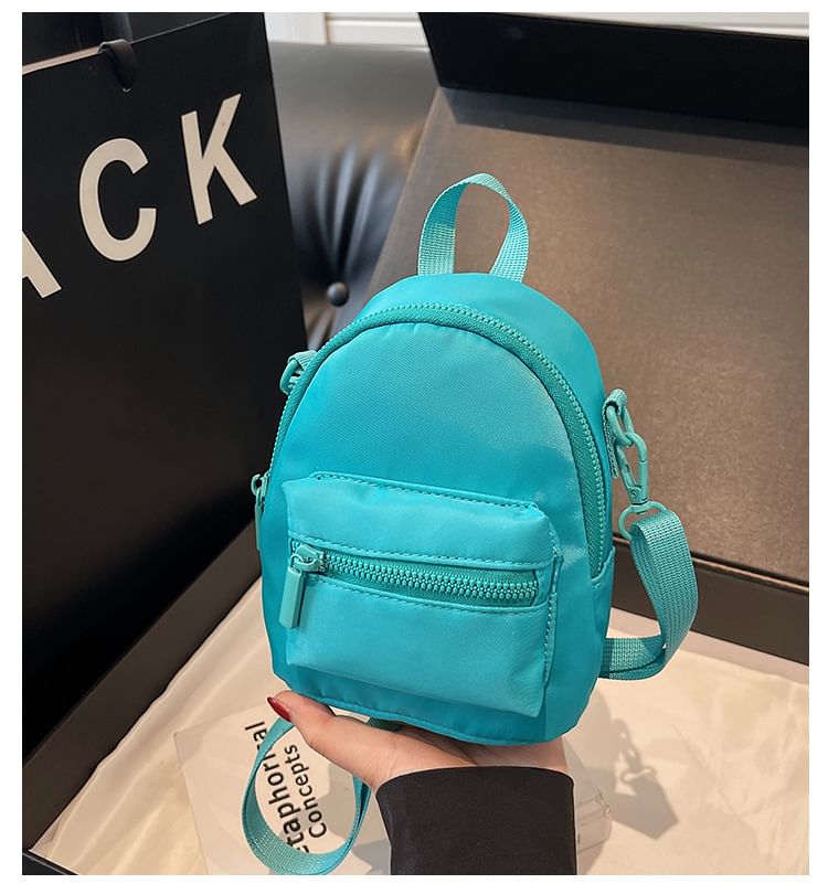 Backpack Plain Multi-Pocket