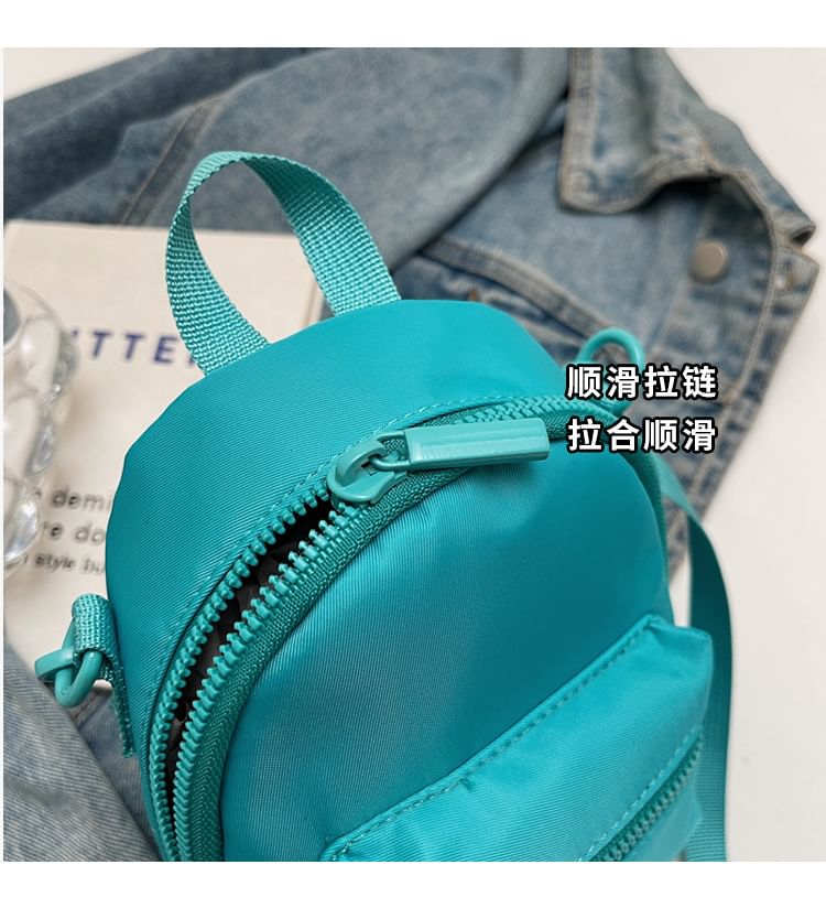 Backpack Plain Multi-Pocket