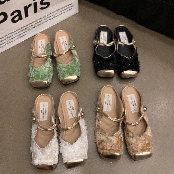 Mules Jane Toe Mary Cap