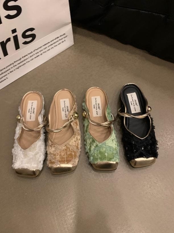 Mules Jane Toe Mary Cap