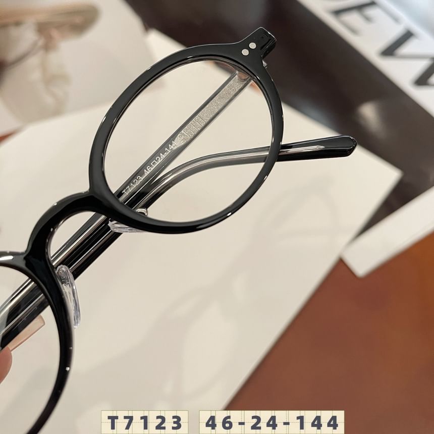 Glasses Oval Frame