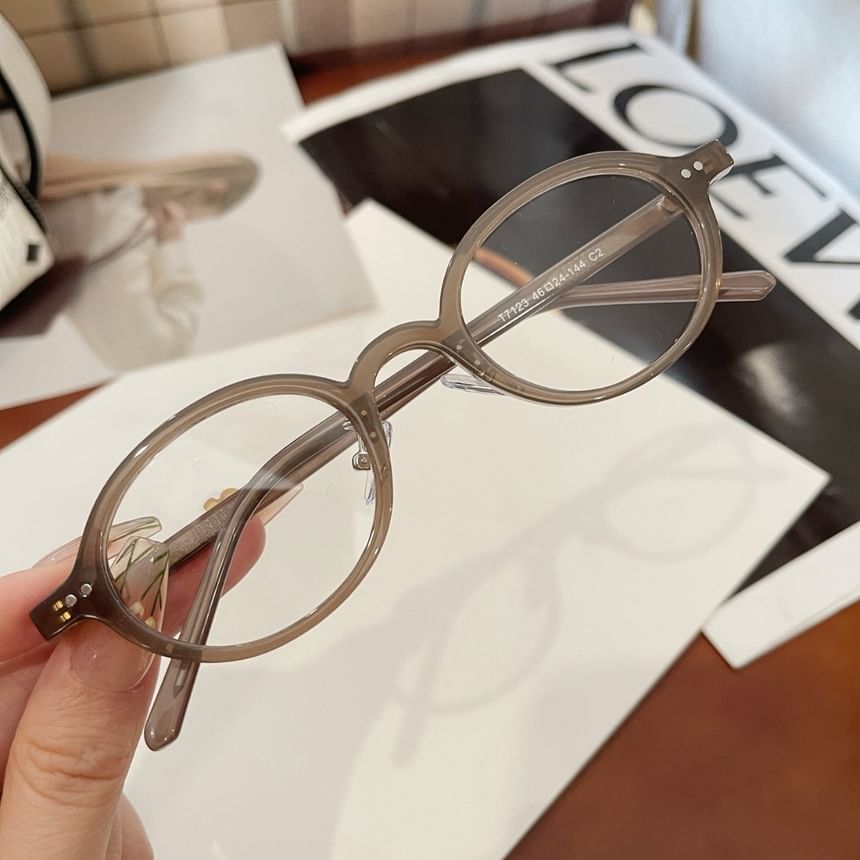 Glasses Oval Frame
