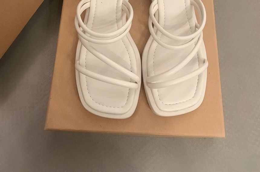 Slide Flat Strappy Sandals