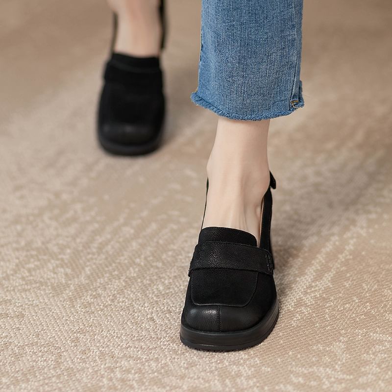 Sandals Chunky Heel Slingback