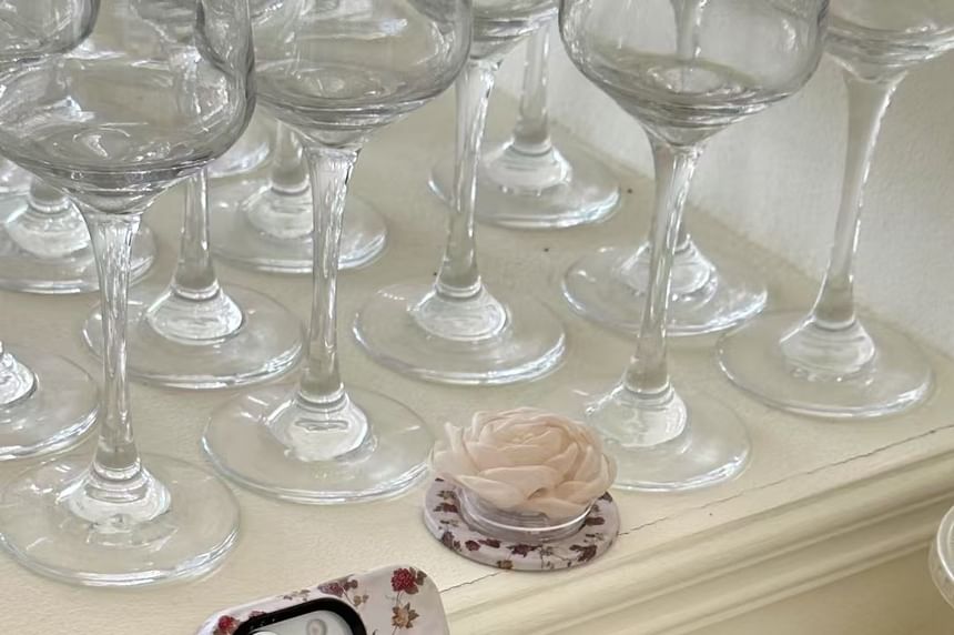 with Case (Compatible MagSafe) Phone Magnetic Floral