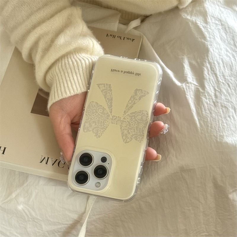 Case Bow Phone Lace