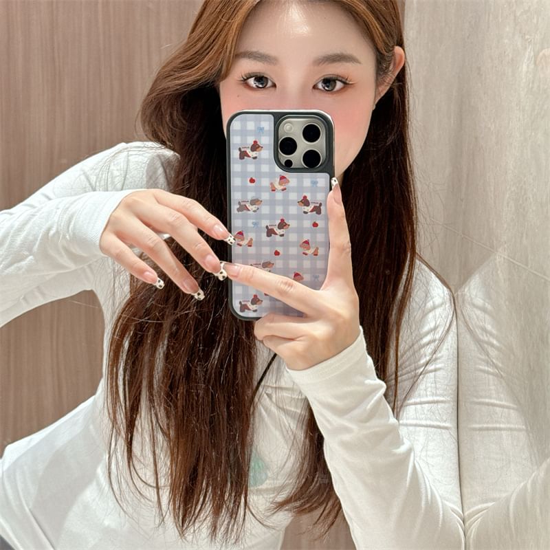 Dog Plaid Phone Case