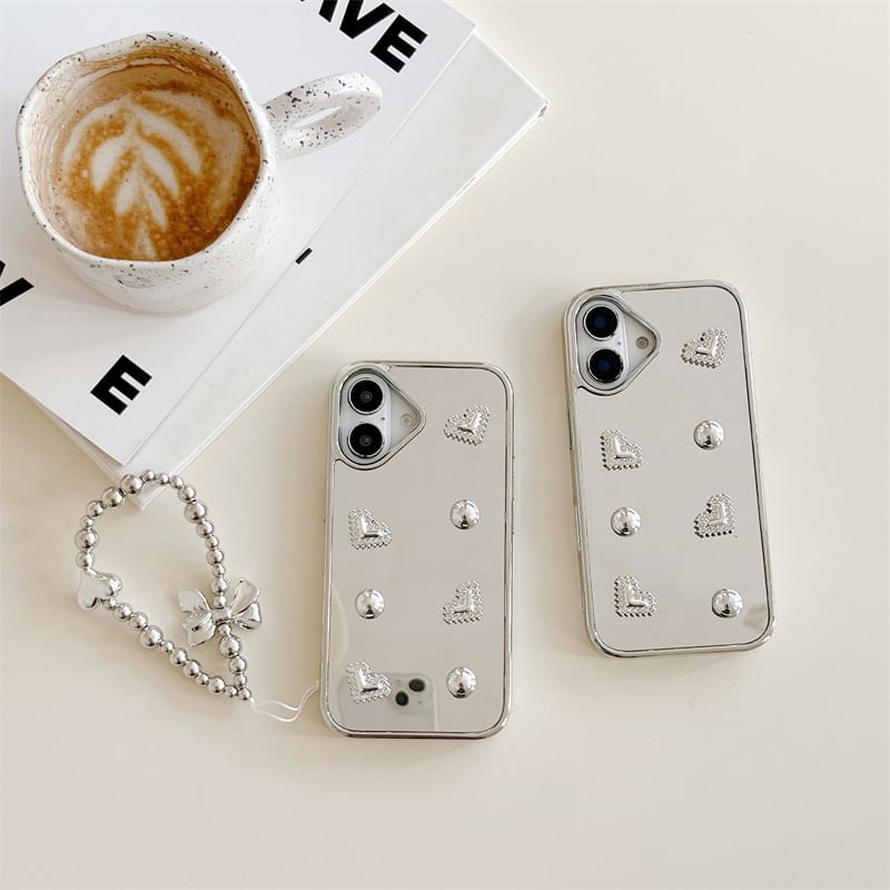 Set Charm Butterfly Case Phone Mirrored /