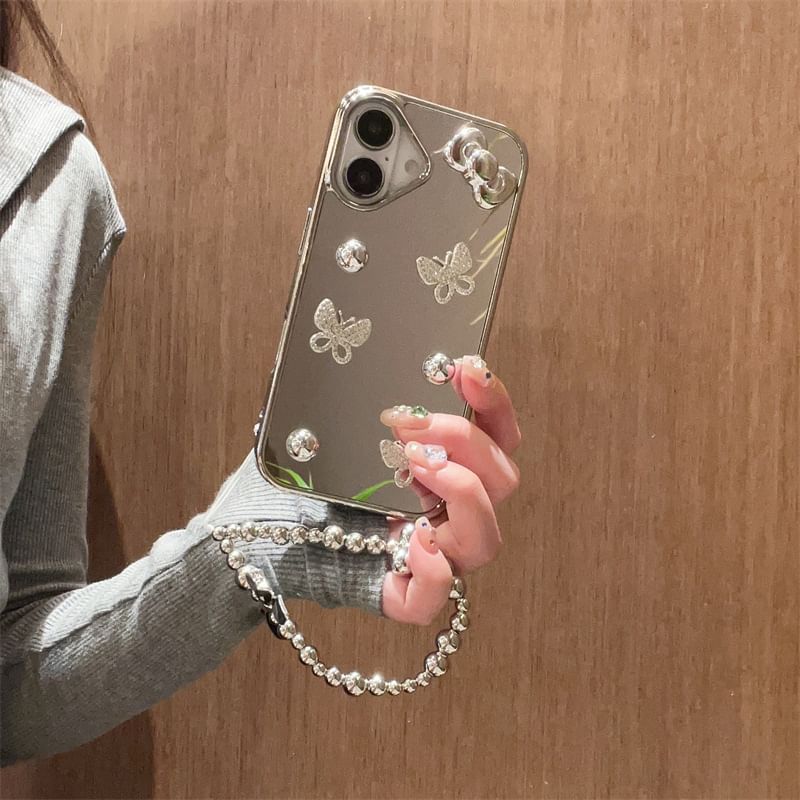 Strap Case / Butterfly Phone Set Mirrored