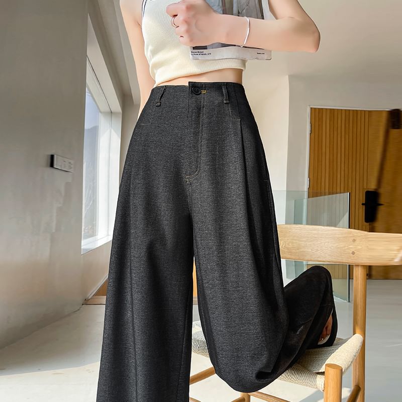 Wide (Various Waist Leg High Designs) Jeans