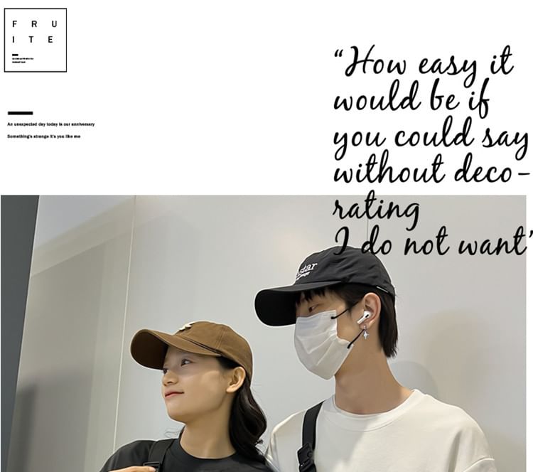 Nylon Bag Belt Print Lettering