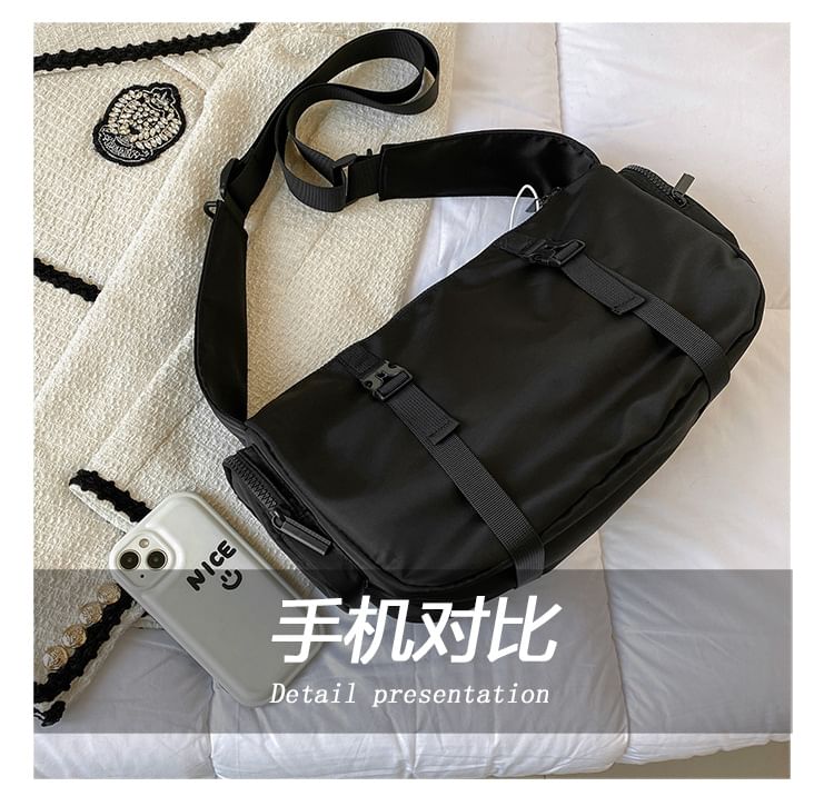 Crossbody Multi-Pocket Nylon Bag