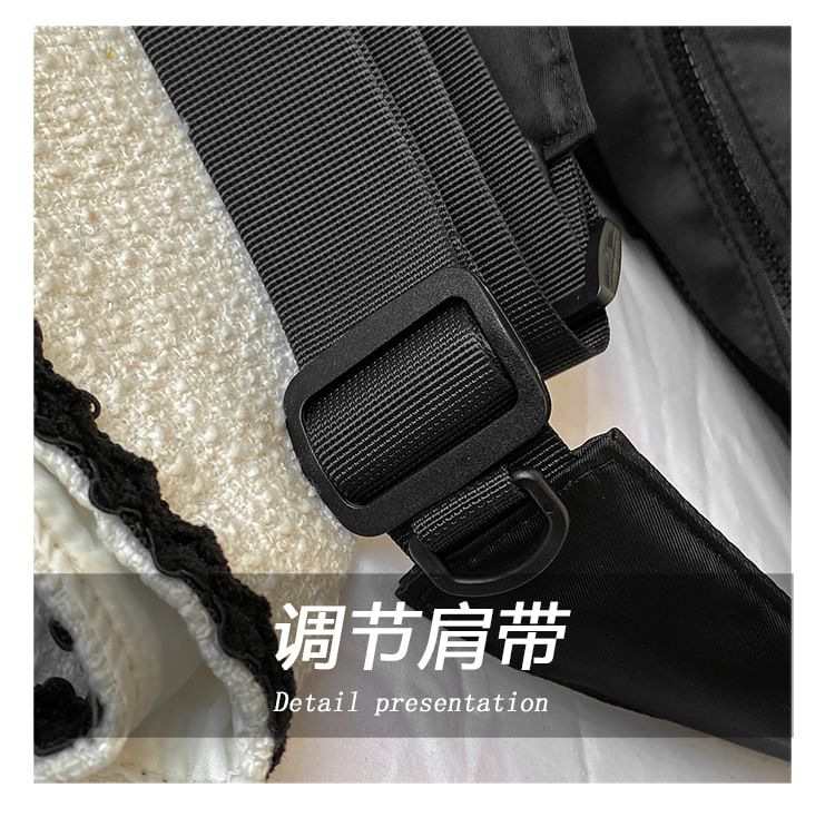 Crossbody Multi-Pocket Nylon Bag