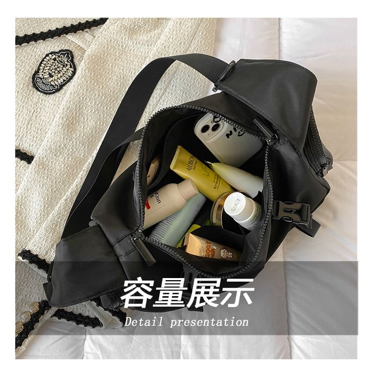 Crossbody Multi-Pocket Nylon Bag