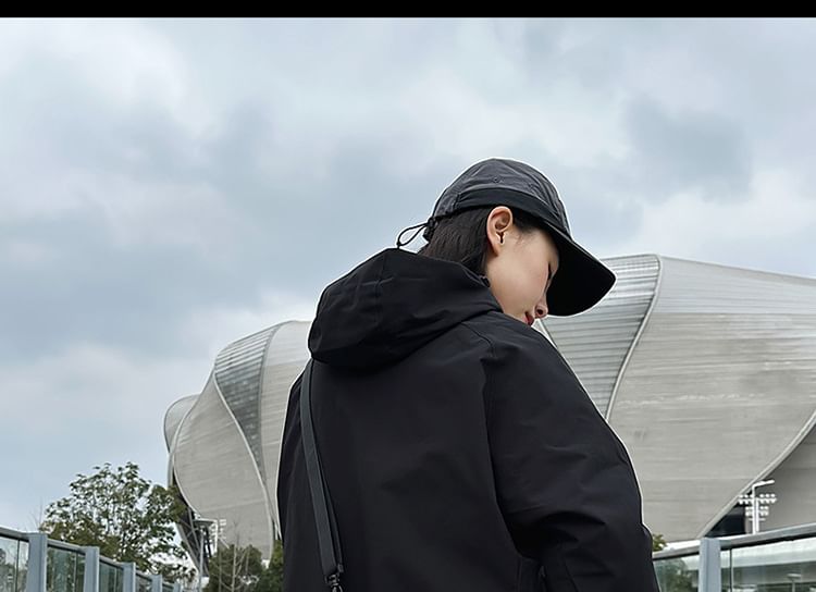 Bag Print Lettering Nylon Crossbody