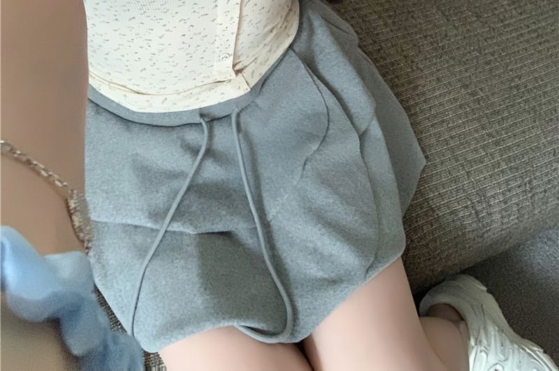 Button Tank V-Neck Lace Top Panel