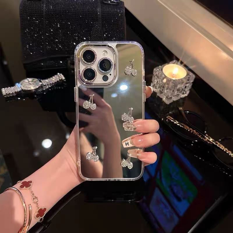 Cherry Case Phone Set Mirrored / Strap