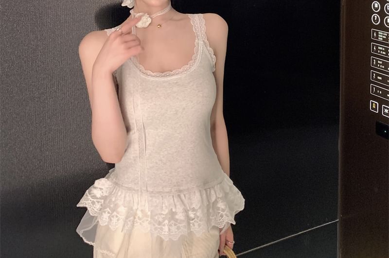 Camisole Lace Trim Top