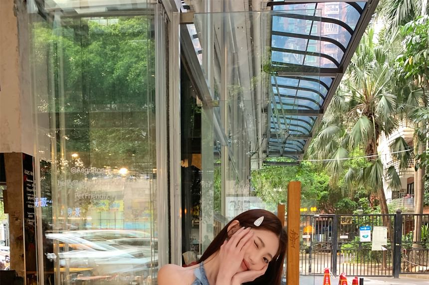 Pants Top Patterned Halter Cargo Ruffle Wide Leg Plain / Print High Waist