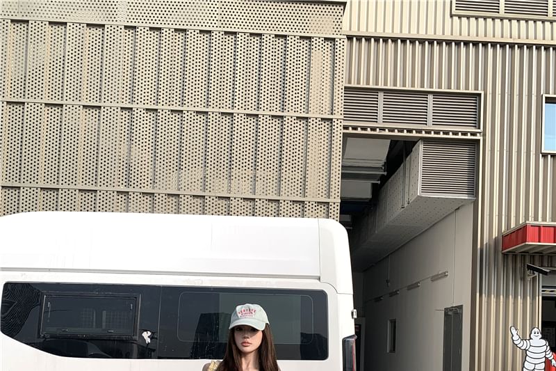 Plain Lace / Panel Jeans Button Washed Wide Cami Mid Top Leg Cargo Waist