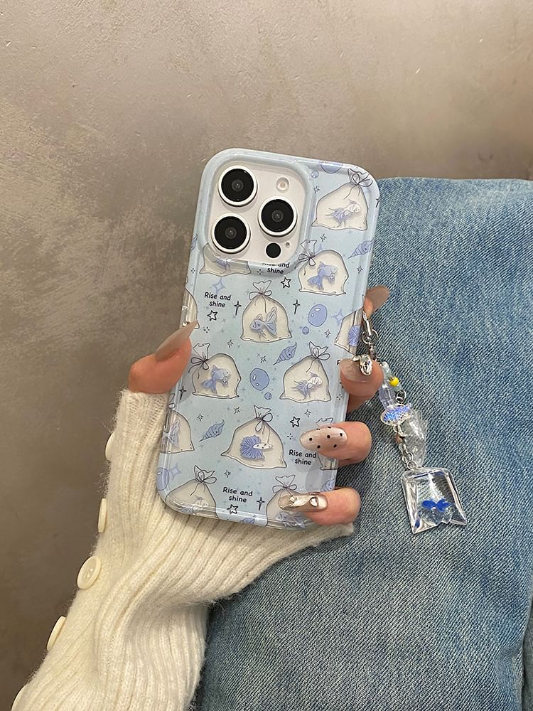 Case Phone Set Charm / Goldfish
