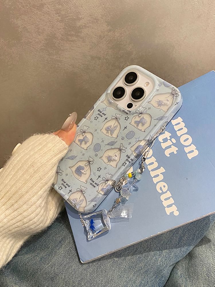 Case Phone Set Charm / Goldfish