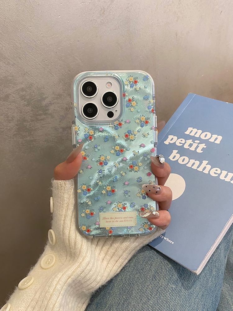 Case Strap Set Floral Phone /